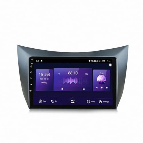 GPS Navi Navigationsgerät 2 Din für Lifan Smily 320 2008-2015 Bluetooth Freisprecheinrichtung, Radio, Bildschirm, Lenkradsteuerung, Mirrorlink, 4 Kern 2G+32G
