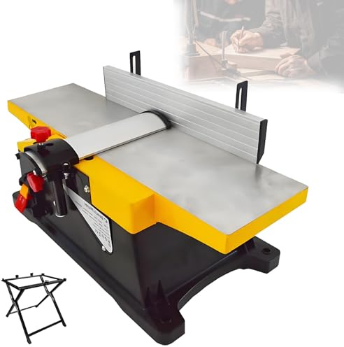 Benchtop Planer Thicknesser, 1800W 12000 RPM Heavy Duty Wood Planer, Adjustable Cutting Depth for Precision Woodworking