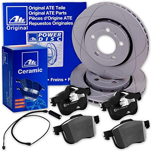Bremsen Set POWER DISC Bremsscheiben + CERAMIC Bremsbeläge Vorne von ATE (1420-42882) Bremsensatz Bremsanlage Bremsen-Kit,Bremsenset, Bremsscheiben, Bremsbeläge, Bremsen-Set, Beläge, Bremsbelag,