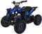 Actionbikes Motors Kinder Quad Elektro ATV Reneblade | 𝟒𝟖 Volt 𝟭𝟬𝟬𝟬 Watt Motor bis 𝟐𝟓 km/h - Kinderquad - Pocket Quad - Miniquad - Safety Fußschalter - Für Kinder ab 6 Jahren (Schwarz/Blau)