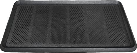 Vivol Schuhabtropfschale mit Homem Rand - XL Abtropfmatte 40x80cm - Robuste Gummi Schuhablage mit hohem Rand - Rutschfest und Schützt den Boden vor Nässe und Schmutz