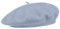 Barascon Baskenmütze mit Kaschmir Wollbaske Baske Herrenbaske Damenbaske (One Size - hellblau)