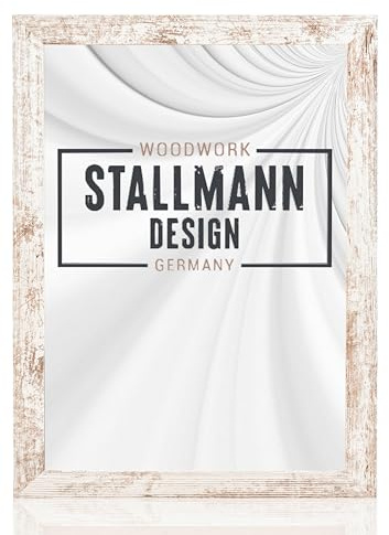 Stallmann Design 'New Modern' Bilderrahmen 36 x 49 cm (PUZZLEFORMAT) | Farbe: Vintage | eleganter Frame für Ihre Fotos und Motive