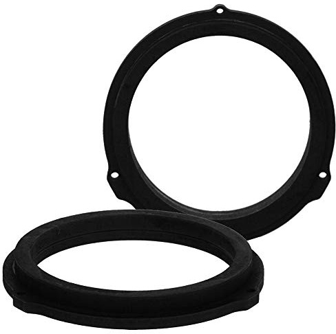 [1 pair] MDF 6,5'' (165 mm) Loud Speaker Rings compatible with Jaguar XF | Front Door & Rear Door | waterproof (impregnated)