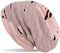 styleBREAKER Beanie Mütze im Destroyed Vintage Used Look, Slouch Longbeanie, Unisex 04024036, Farbe:Rose-Schwarz