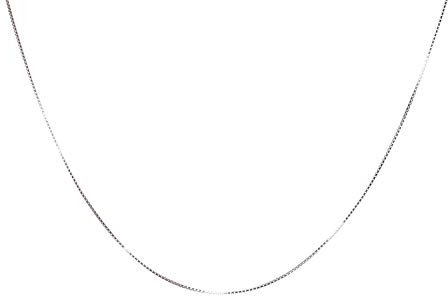 NAG.HC Catenina in argento Sterling 925 da 0,8 mm, delicata catena veneziana, oro e argento, piccola, sottile e resistente, di qualità, 35,6-76,2 cm(30/76.2cm)