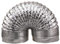 ULTECHNOVO Aluminum Foil Ducting Hose 2m 180mm Diameter Flexible Dryer Vent Hose Air Intake Pipe Ventilation Fan Exhaust Hose for HVAC Ventilation