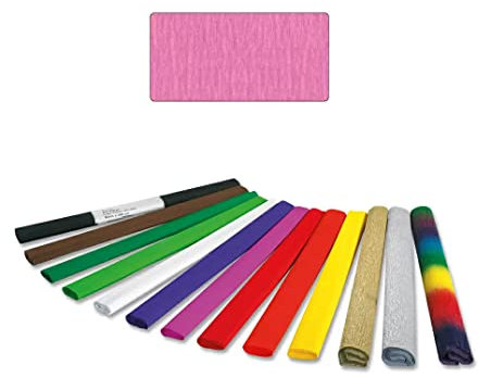 Krepp-Papier, 1 Rolle, 50x250 cm, Hellrosa