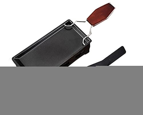 Gusengo Cheese Raclette Grill, Candlelight Cheese Pan, Non-Stick Raclette Oven, with Foldable Insulated Handle, Easy to Clean, Home Kitchen Grilling Tool