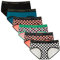INNERSY Damen Unterhosen Baumwolle Hipster Unterwäsche Frauen Pantys Bunt Sport Slip Mehrpack 6 (M, Buntes Plaid)