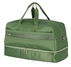 travelite Reisetasche groß mit Schultergurt + Aufsteckfunktion, MIIGO, nachhaltiger Weichgepäck Weekender aus recyceltem Material, 60 cm, 58 Liter
