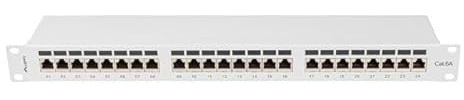LANBERG Patch Panel 24port 1U Cat.6A FTP