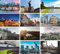 Huurdies ® - Luxus Deutschland postkarten - Postkartenset von Deutschen Städten - 10x15cm - Eine Foto- und eine Schreibseite (Frankfurt)