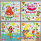 9 Blätter 150 Stücke Sommer-Fensteraufkleber, doppelseitig, Strand, Pool, Party, statische Fensteraufkleber, Hawaii-Fensteraufkleber für Kühlschrank, Glas, Sommer