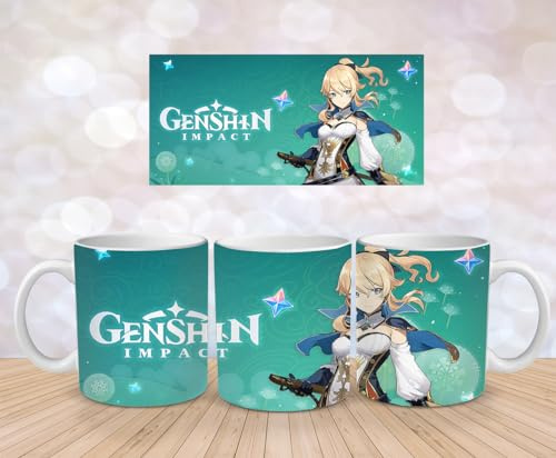 Genshin Impact Tasse: Tolle Designs, Hochwertige Keramik, Perfekt für Gaming Fans (Jean)