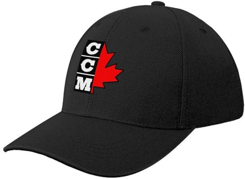 CWCMZDH Baseballmütze Baseballkappe CCM Retro Eishockey Logo 3 Baseball Cap Papa Hut Sommer Outdoor Sonnenhüte verstellbare Golf Caps