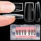 NOVO OVO Extra Thick Square Nail Tips Press on Natural Curve, Medium Soak Off Soft Gel Fake Nail Extension, Full Cover Matte Cuticle False Nails for Acrylic French, Salon DIY x 14 Sizes 336 pcs