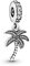 Wedanor Charme Sparkling Palm Tree Anhänger Charme Charms Anhänger 925 Sterling Silber Charm Pendant für Europäische Armbänder und Halsketten