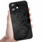 Coalbooliy Handyhülle für iPhone 16 hülle 6,1'', Aesthetic Drachen Muster Design Schwarz Weiche TPU Silikon Stoßfest Kameraschutz Schutzhülle Bumper Ultra Dünn Mädchen Case, 06