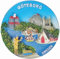 Göteborg Schweden Kühlschrankmagnet Tourismus Tourist Souvenir Kühlschrank 3D Dekoration Magnetaufkleber Handwerk