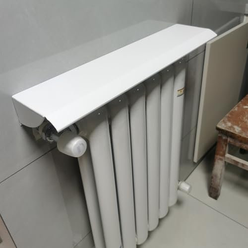 FSPHDX Radiator Shelf 170 150 130 110 90 70 50 CM Radiator Covers, Kitchen Radiator Shelf No Drilling for Hotel/Courtyard/Sunroom, Over Storage Heater Shelf Maximize Space & Easy Fit(60cmx14.5cm)