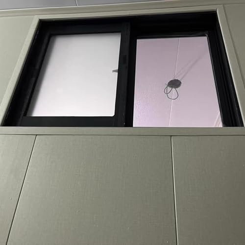 Fenster Window Kellerfenster Schiebefenster Oberlichtfenster Für Schuppen, Doppelverglasung Aus Aluminium, Horizontale Ersatzfenster Für Wohnwagen Und Wohnmobile Mit Klarem/milchigem Glas(Clear,WxH 34