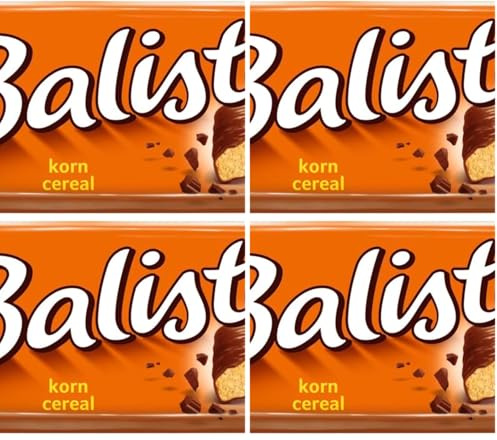 BALISTO® Multipack Korn, Getreide Schokoriegel für zwischendurch, 8x18,5g (Packung mit 4)