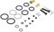 Air Compressor Replacement Parts High Performance 30mpa Manual Pump Seal Ring Kit with Metal and PVC Materials for 12V Air Compressors and Easy to Install Repair
