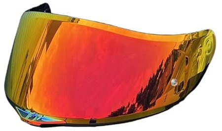 Motociclo Visiera for casco, K5 Face Shield con protezione UV for AGV K1 K1S K3SV K5 K5S Visiera for casco Parabrezza (solo for uso nel Gold Day)(Revo Deep Red-day Use Only)