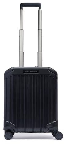 Piquadro - Kabinentrolley Robustes technisches Material-Unisex-Schwarz Matt | Robuste Schale, Elegant und Professionell, Teleskopgriff, Geschäftsreisen, Business, Integriertes Schloss