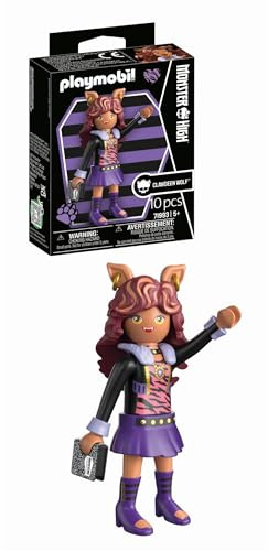 PLAYMOBIL | Monster High | Clawdeen Wolf | Spielfiguren-Set für Halloween & fantasievolle Monster-Geschichten | Mit detailreicher Figur & Accessoires | Tolles Geschenk für Kinder ab 4 Jahren | 71993