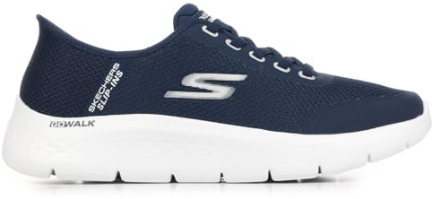 Skechers Herren Slipper GO Walk Flex - NETRO, Männer Slip-On | Freihändige Slip-Ins, luftgekühlte Memory-Schaum-Einlegesohle, Ultra-Go-Polsterung, Flex-Säulen, maschinenwaschbar