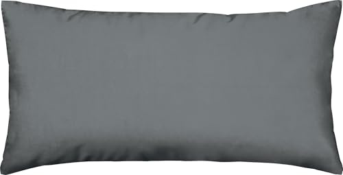 Erwin Müller Kissenbezug Schwandorf Tencel™ Lyocell anthrazit Größe 40x80 cm