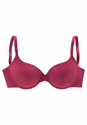 Lascana Damen Schalen-BH »Ela - »Perfect Basic«« komfortabel, Vollschale, nahtlos vorgeformte Cups, hochwertige Tactel Qualität - in vielen Farben & Größen verfügbar