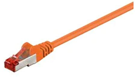 Microconnect – F/UTP CAT6 0.5 m Orange PVC