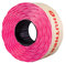 10 Rollen Preisetiketten 26x12 leucht-pink permanent | 15.000 Etiketten | Preisauszeichner Etiketten | Auszeichner Etiketten | HUTNER