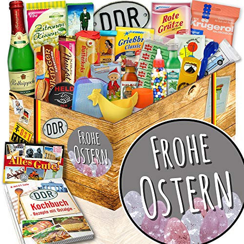 Frohe Ostern/DDR Geschenk Box 24tlg. / Geschenke zu Ostern für Erwachsene