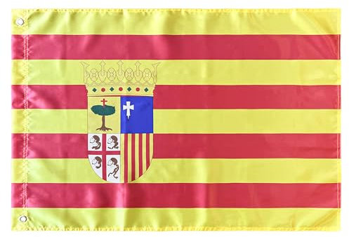 Durabol Bandera Aragón 60 x 90 cm Satén 2 Ojales metálicos