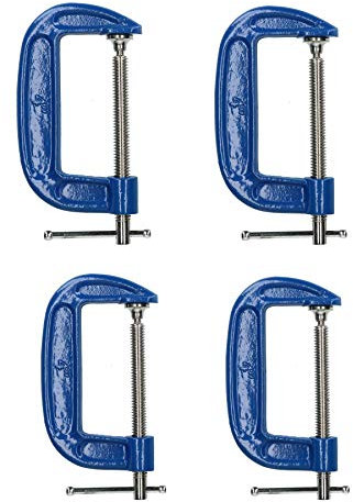 4 / 100mm Heavy Duty G Clamp C C Grip Holder Clasp Vice Clamping 4 Pack