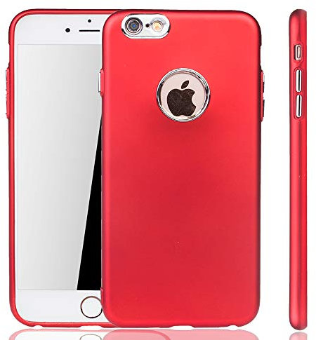 König Design Handyhülle geeignet für Apple iPhone 6 / 6s Hülle - Handyhülle geeignet für Apple iPhone 6 / 6s - Handy Case in Rot
