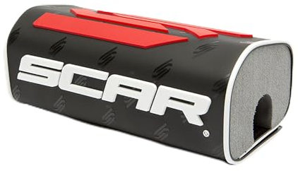 SCAR Paracolpi Coprimanubrio moto cross Protezione Manubrio senza traversino - Nero