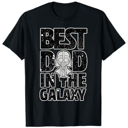 Star Wars Best Dad in the Galaxy Darth Vader Vater Papa T-Shirt