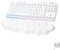 Logitech G715 Wireless Mechanical Gaming Keyboard with LIGHTSYNC RGB Lighting, LIGHTSPEED, Linear Switches (GX Red) and Keyboard Palm Rest, PC and Mac Compatible - White