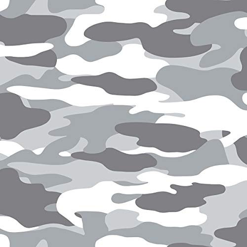 Camouflage Wallpaper Army Camo Black Grey Children Teenager Boys