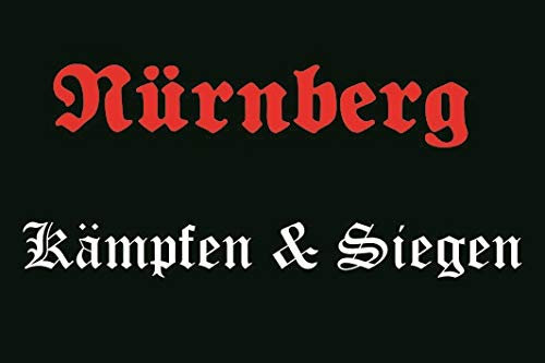 U24 Aufkleber Nürnberg Kämpfen & Siegen Flagge Fahne 8 x 5 cm Autoaufkleber Sticker