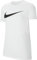 Nike Damen W Nk Df Park20 Tee Hbr T-Shirt, White/Black, M EU