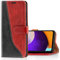 Mulbess für Samsung Galaxy A52S 5G / A52 4G / 5G Hülle, Handyülle Leder mit Kartenfach, Klapphülle mit Magnetverschluss, Flip Case Etui Handytasche Schutzhülle, Stilvoll Wein Rot