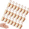 JANYUN Lot de 30 Mini Pinces à Crochets Robustes pour Rideaux, Photos, décoration de la Maison, Affichage Artisanal (Or)