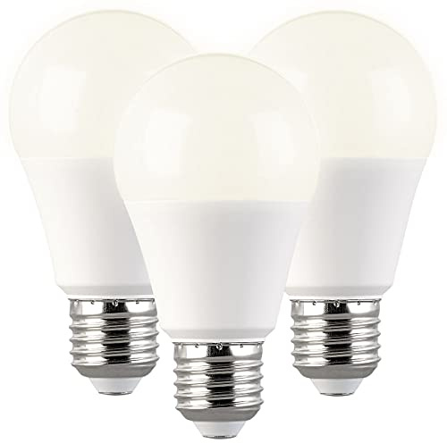 Luminea Glühlampe: 3er Set LED-Lampen, E, 9 W (ersetzt 120 W), E27, warmweiß, 1.050 lm (Glühbirne LED E27, LED-Lampen Tropfenform, Wohnzimmerleuchten)