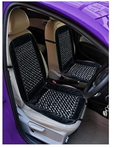 Masaje trasero negro cuentas de madera cubierta de asiento cojín coche Van & Camión